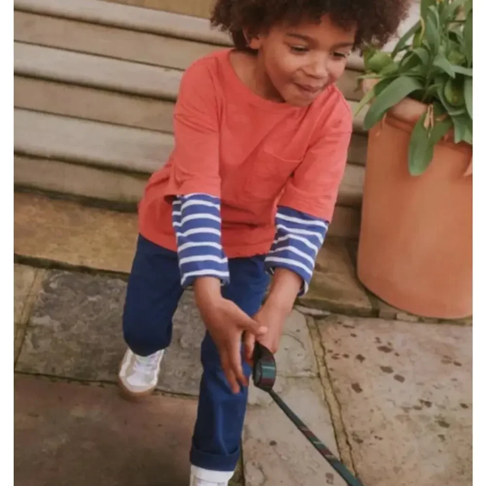 🆕 Mini Boden NWT 4/5 Yrs Long Layered Tee Shirt